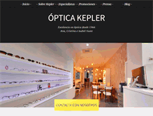 Tablet Screenshot of opticakepler.com